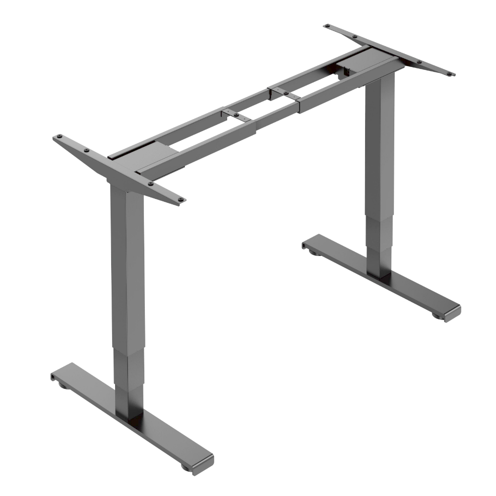 Регулируемо бюро с два мотора – основа – сива - Image 5