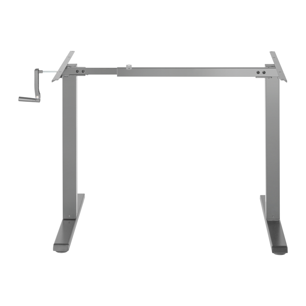 Офис бюро с ръчно регулиране – сиво - Image 4