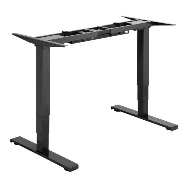 Регулируемо бюро с два мотора – основа – черна