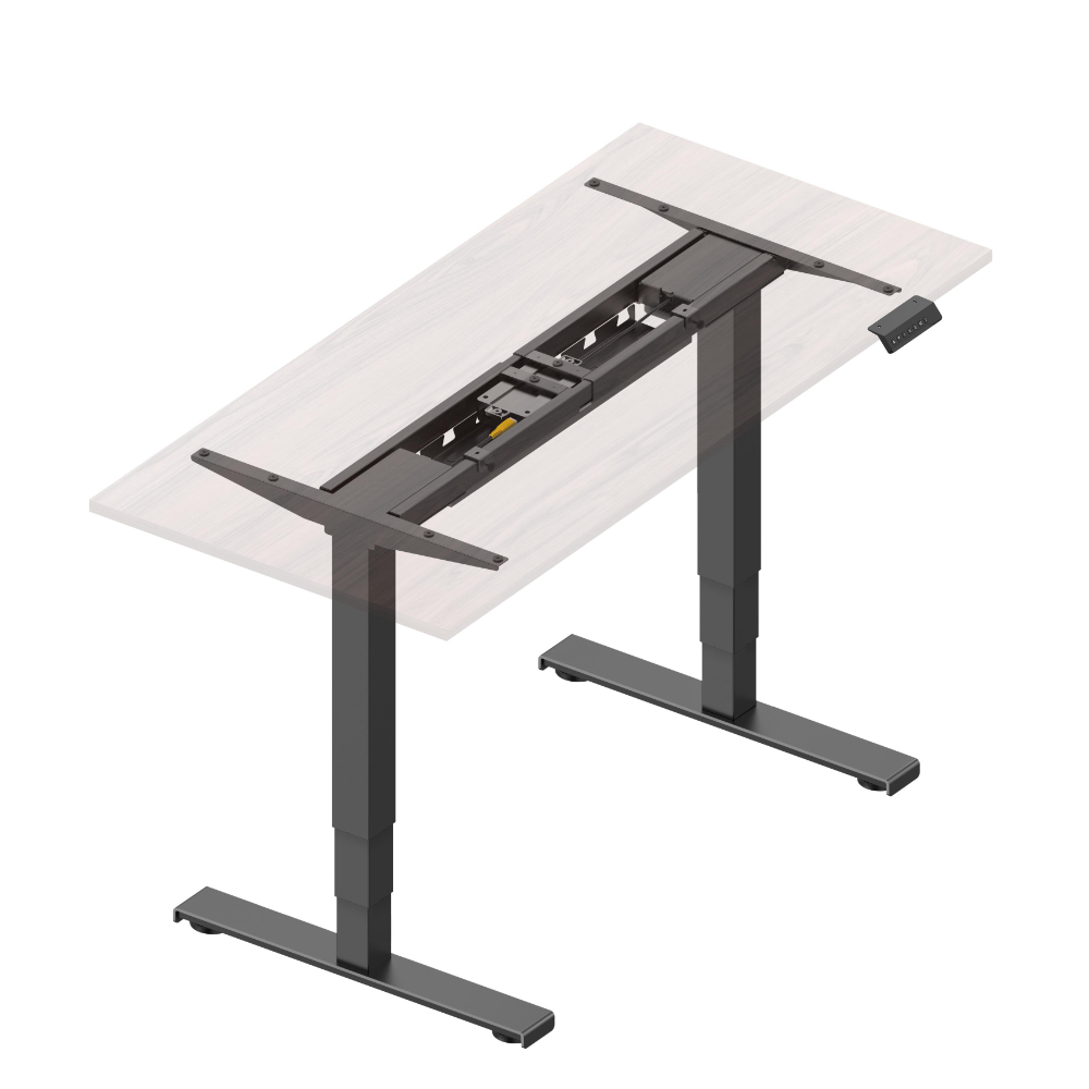 Регулируемо бюро с два мотора – основа – черна - Image 3