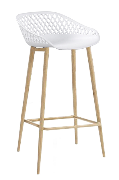 OKYO-Бар Стол 48х47.5х95.5cm БЯЛ/ДЪРВО