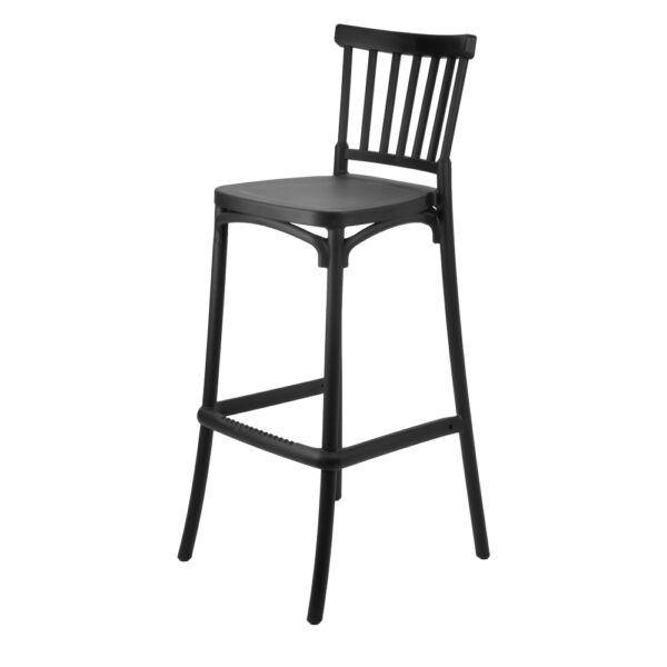 ARLES-Бар стол - черен