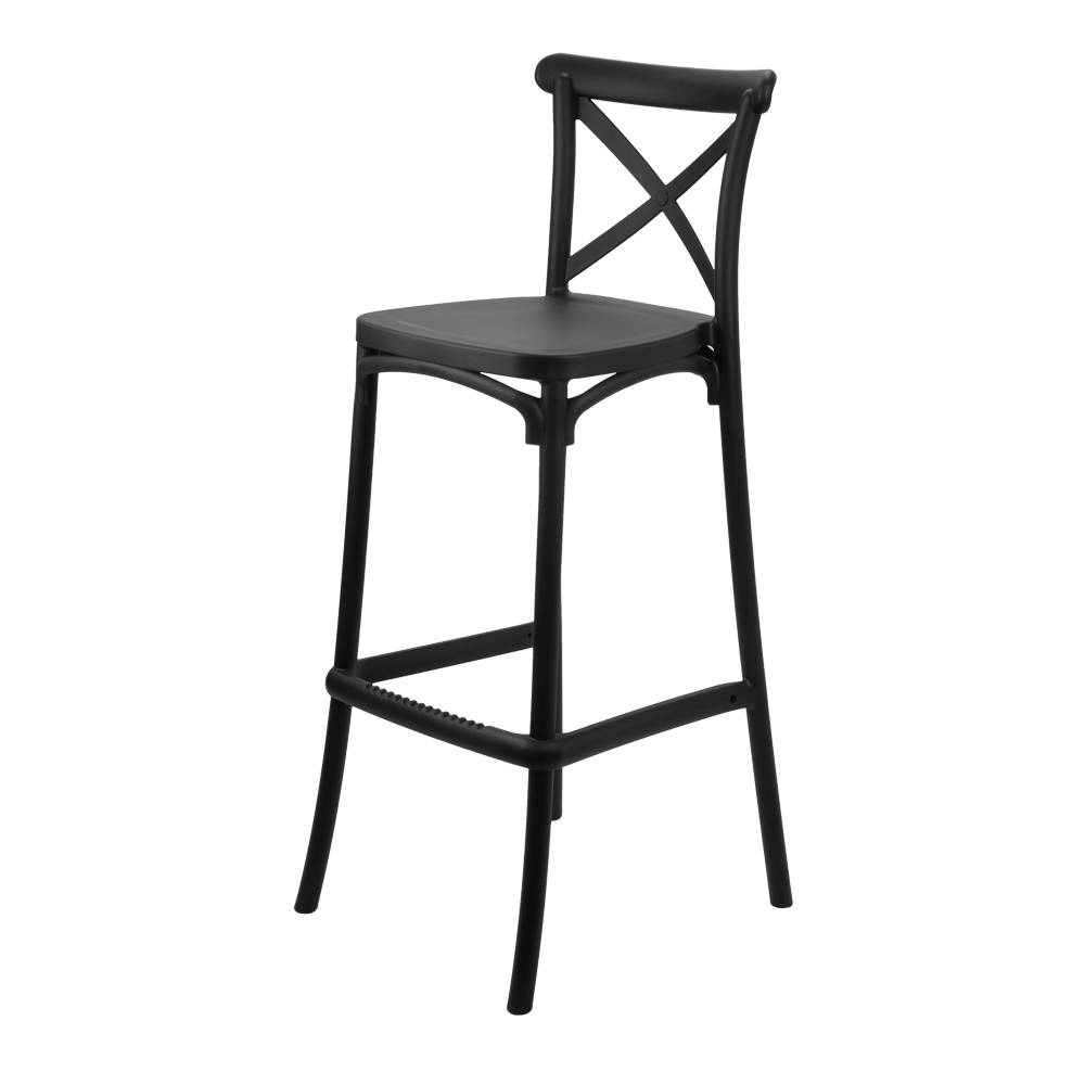 RAVENNA-Бар стол - черен