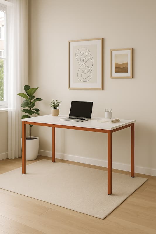 Офис бюро П-образни крака 118*68*2,5см.