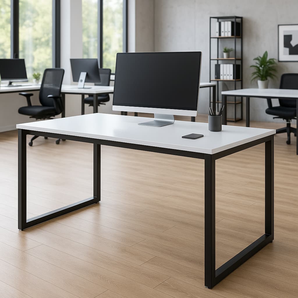 офис бюро с метални крака