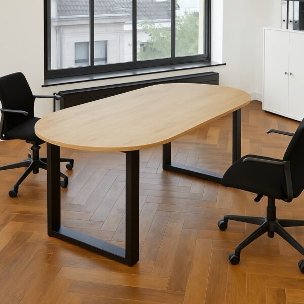 конферентна маса с елипсовиден плот