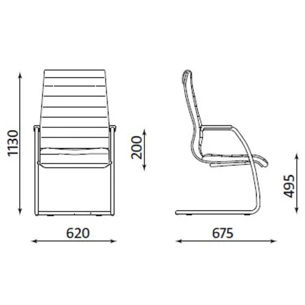 Посетителски офис стол Lynx CFP - Image 2