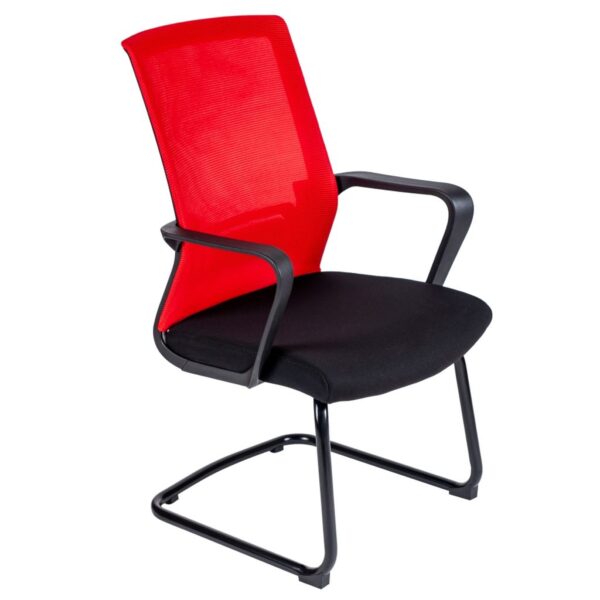 Посетителски офис стол Toro CF – червен