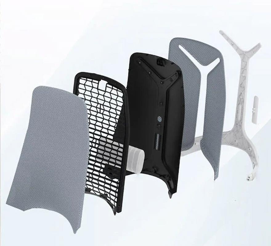 Ергономичен офис стол Legero – сив - Image 6