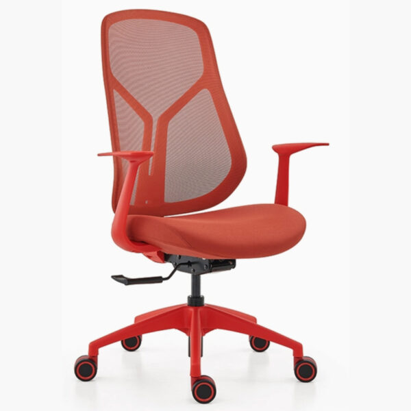 Офис стол Omega - червен