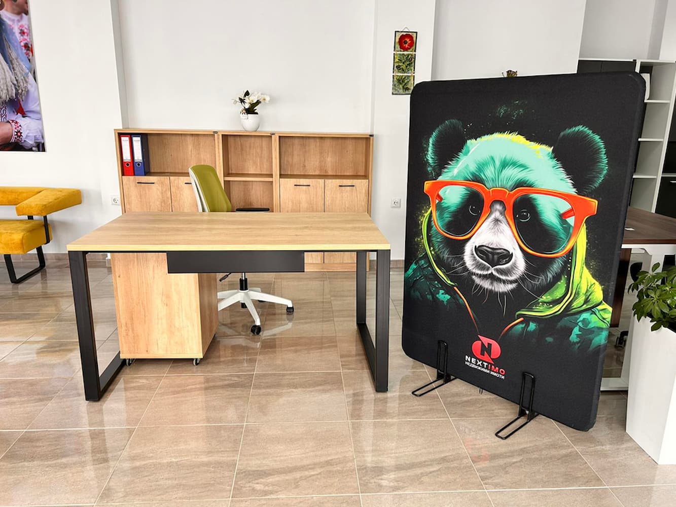 офис бюро с мет крака 158*68