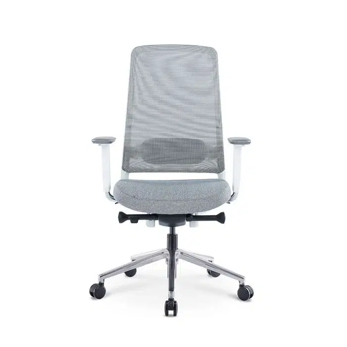 Ергономичен офис стол Zeal - сив - Image 2