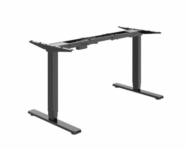 регулируема основа с два мотора - черна