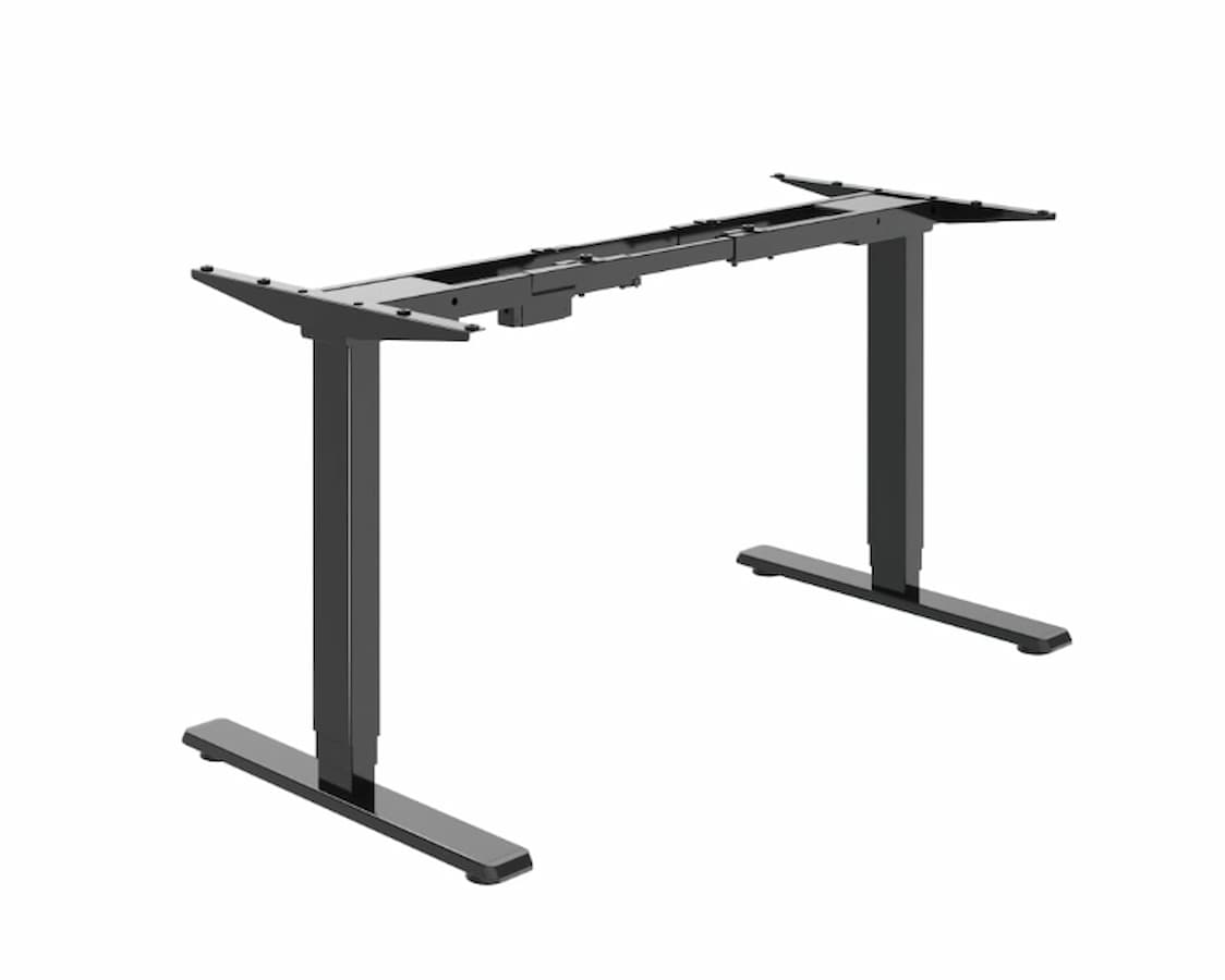 регулируема основа с два мотора - черна