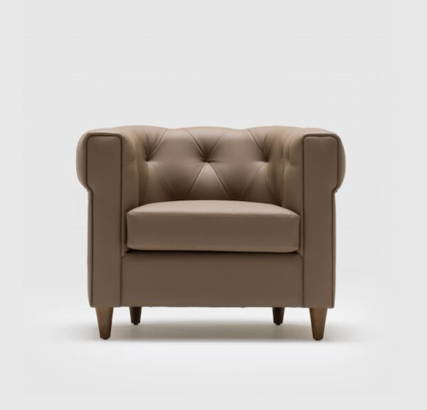 „Кресло CHESRA с модерна визия, размери 90x82x73 см и избор на дамаски – 3 години гаранция“