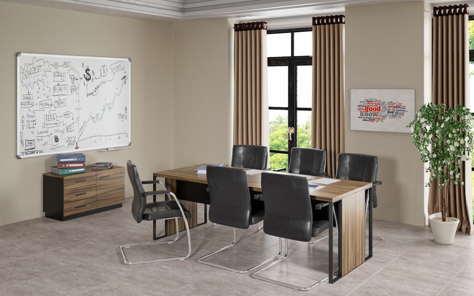 Заседателната маса E-DESIGN