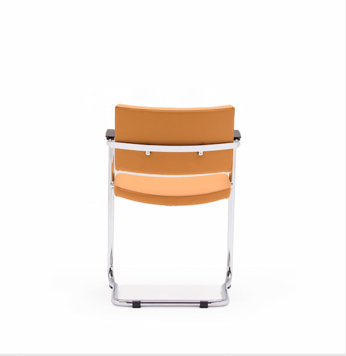 Посетителски офис стол DAWN с праховобоядисана метална основа и дамаска категория В – стилен и удобен избор за офис интериор.